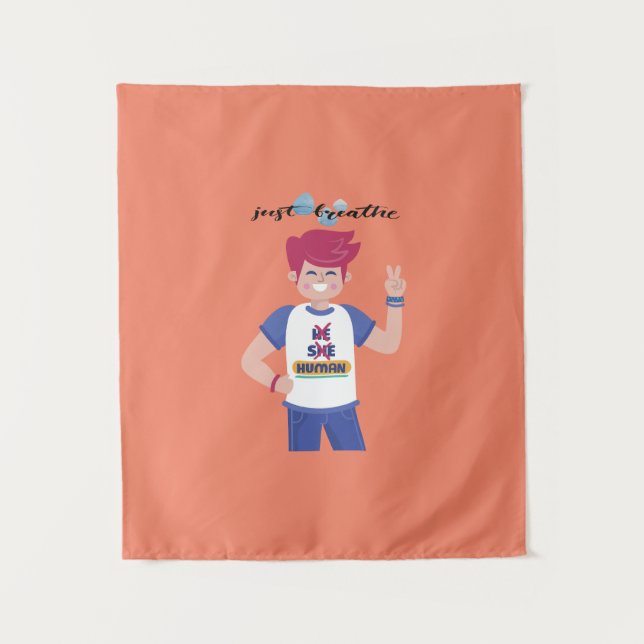 Say Their Name men's graphic Design  Tapestry (Front)