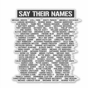 SAY THEIR NAMES