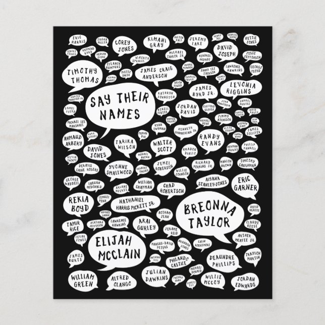 say their names (Front)