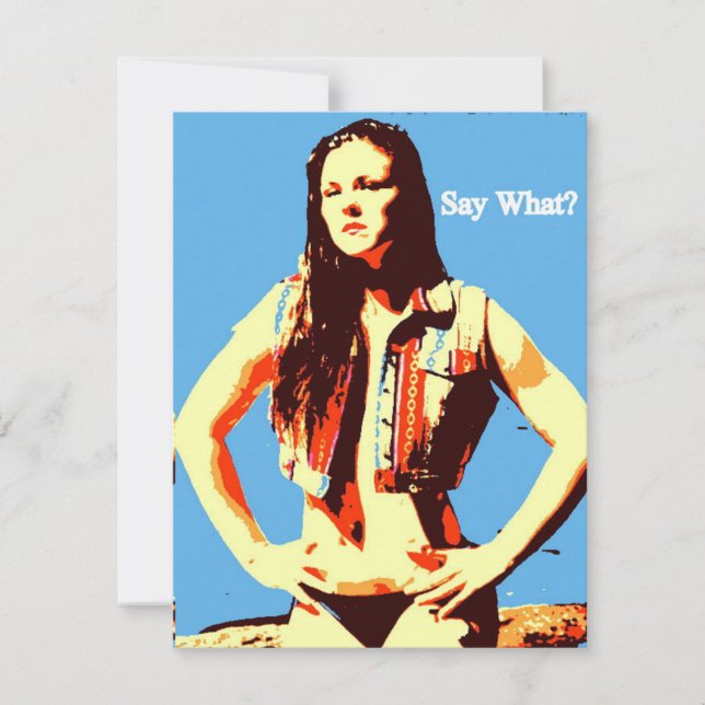 say what invitation (Front)