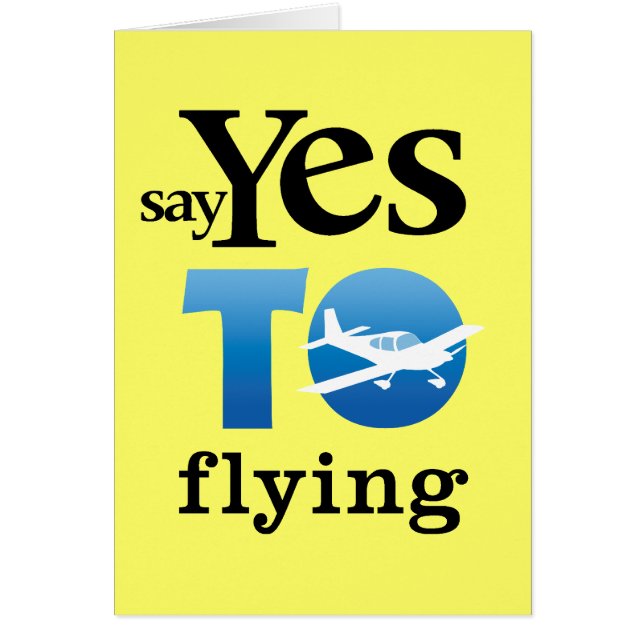Say Yes To Flying (Front)