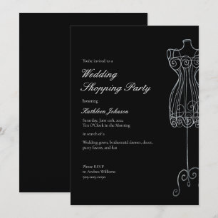 Say Yes to the Dress Bridesmaid Shopping Party Invitation