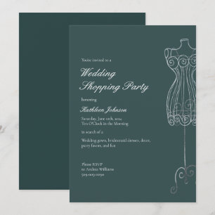 Say Yes to the Dress Bridesmaid Shopping Party Invitation