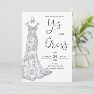 Say Yes To The Dress  Invitation