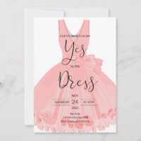 Say Yes To The Dress  Invitation