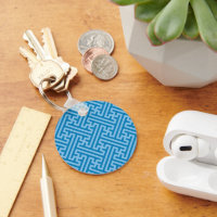 Sayagata pattern, Japanese, Blue and Baby Blue