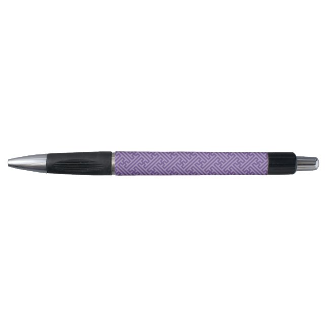 Sayagata pattern, Japanese, Purple and Pink (Front)