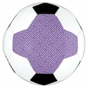 Sayagata pattern, Japanese, Purple and Pink Football