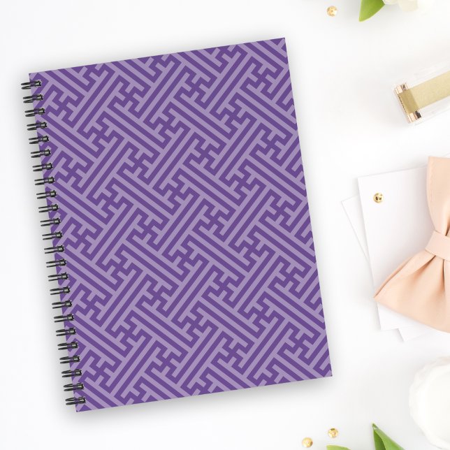 Sayagata pattern, Japanese, Purple and Pink Planner (Creator Uploaded)