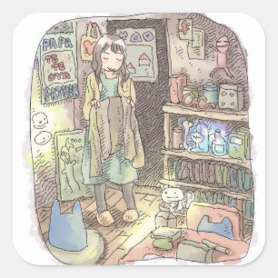 Sayago Square Sticker