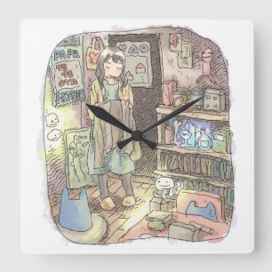 Sayago Square Wall Clock