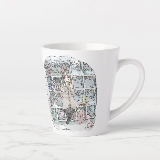 Sayagoyaji Latte Mug (Right)
