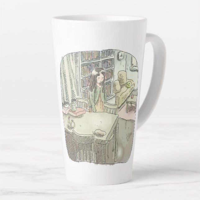 Sayaku Gokuchi Latte Mug (Right Angle)