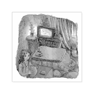 Sayamushi Self-inking Stamp