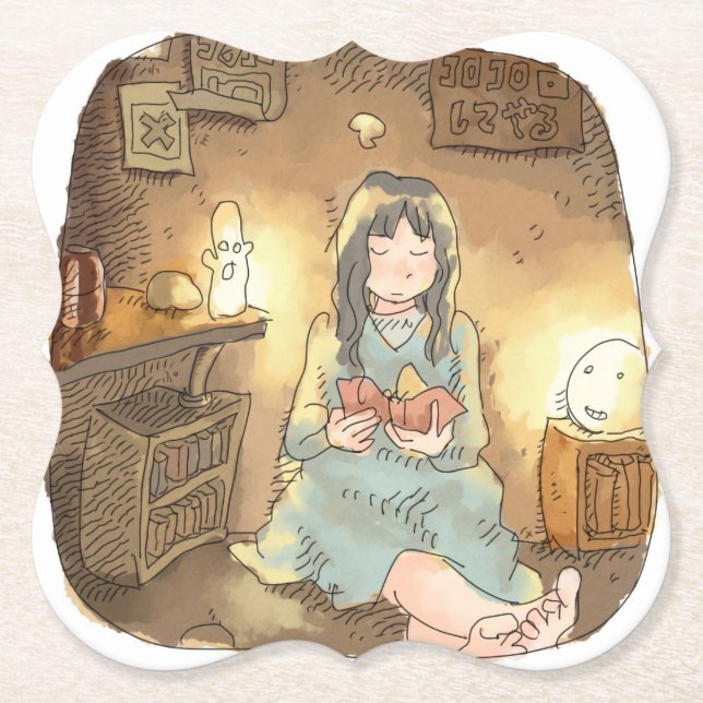 Sayanashi Paper Coaster (Front)