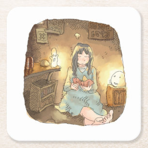Sayanashi Square Paper Coaster