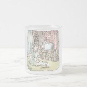 Sayaniji Frosted Glass Coffee Mug