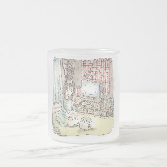 Sayaniji Frosted Glass Coffee Mug (Center)