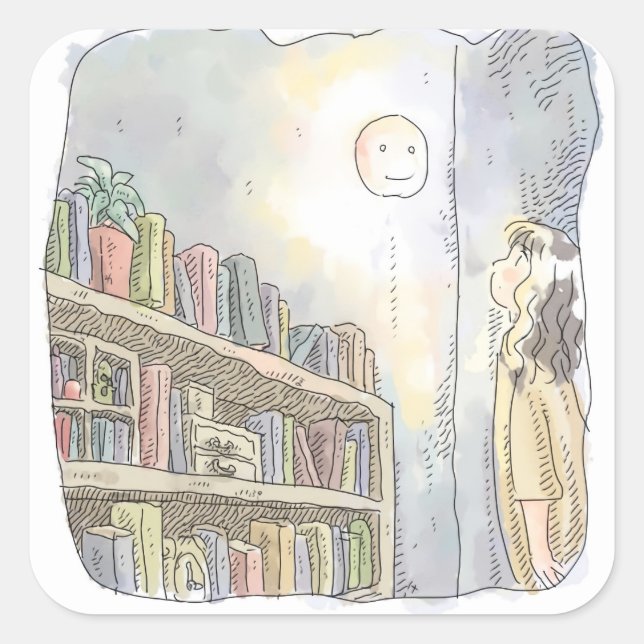 Sayayako Square Sticker (Front)