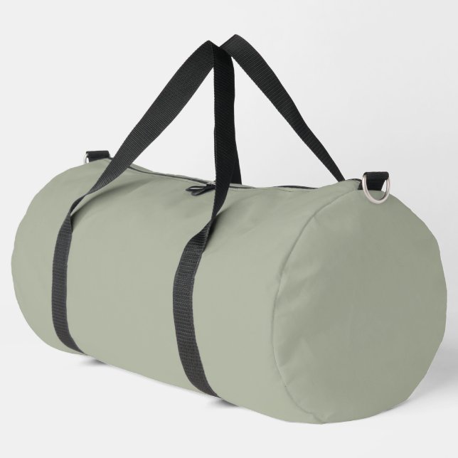 Saybrook Sage Solid Colour Duffle Bag (Left Corner)