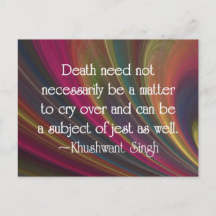 Saying Goodbye with Humour and Jest Postcard