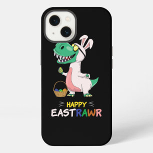 Saying Greetings Dinosaur Bunny Egg Happy Easter S iPhone 13 Case