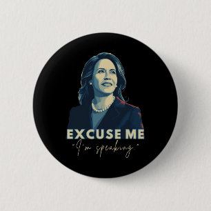 Saying Harris 2024 Kamala Harris For President 6 Cm Round Badge
