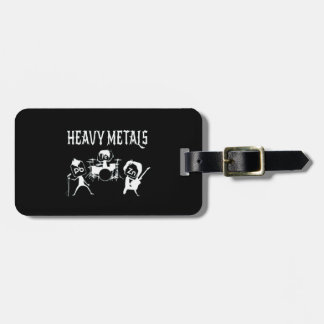 Saying Heavy Metals Rocks Chemistry Gift Luggage Tag