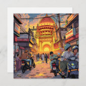Saying Hello from India | Kolkata Card (Front/Back)