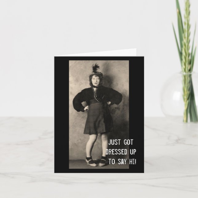 Saying Hello Note Cards w Old photos (Front)