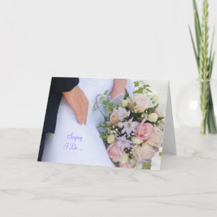 Saying I Do Note Cards