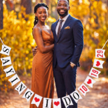 SAYING I DO: PERSONALIZED WEDDING DATE