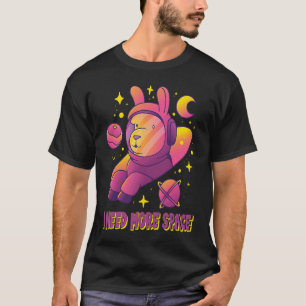 Saying I Need More Space Space Astronaut Lama T-Shirt