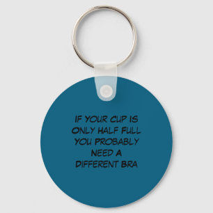 saying Joke Key Ring