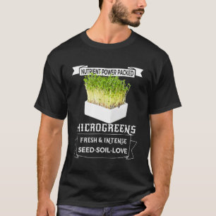 Saying Microgreen Farmer Gardening 1 T-Shirt