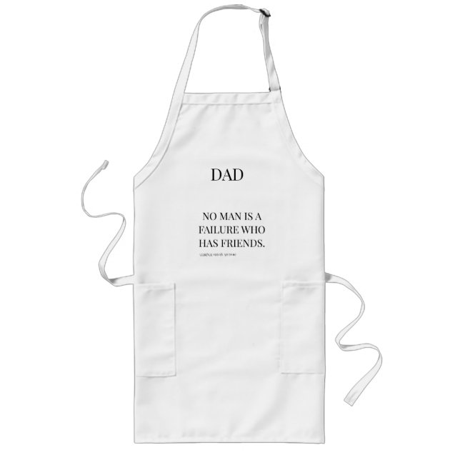 Saying of an Angel Long Apron (Front)