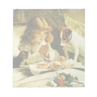 Saying Our Prayers, Suspense Charles Burton Barber Notepad