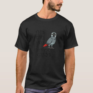 Saying Parrot Exotic Animal Pet African Grey T-Shirt