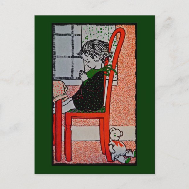 Saying Prayers Postcard (Front)