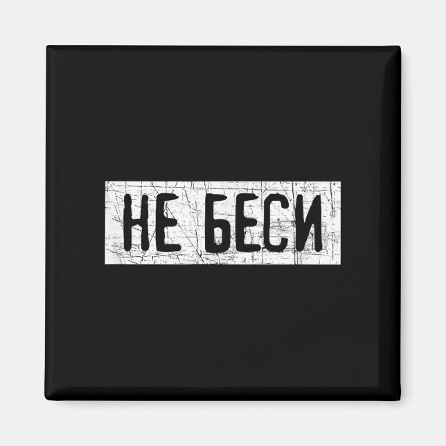 Saying Quote In Russian Russia Kazakhstan  Magnet (Front)