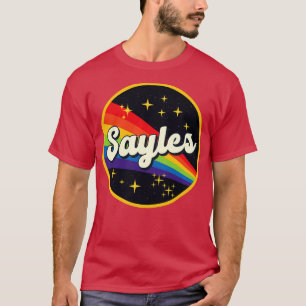 Sayles Rainbow In Space Vintage Style T-Shirt