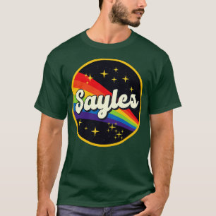 Sayles Rainbow In Space Vintage Style T-Shirt