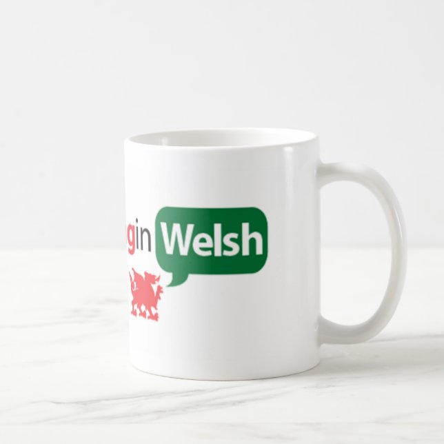 SaySomethinginWelsh Coffee Mug (Right)