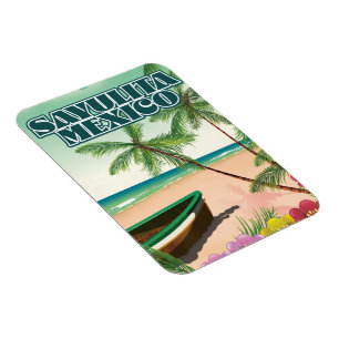 Sayulita Mexico beach poster Magnet