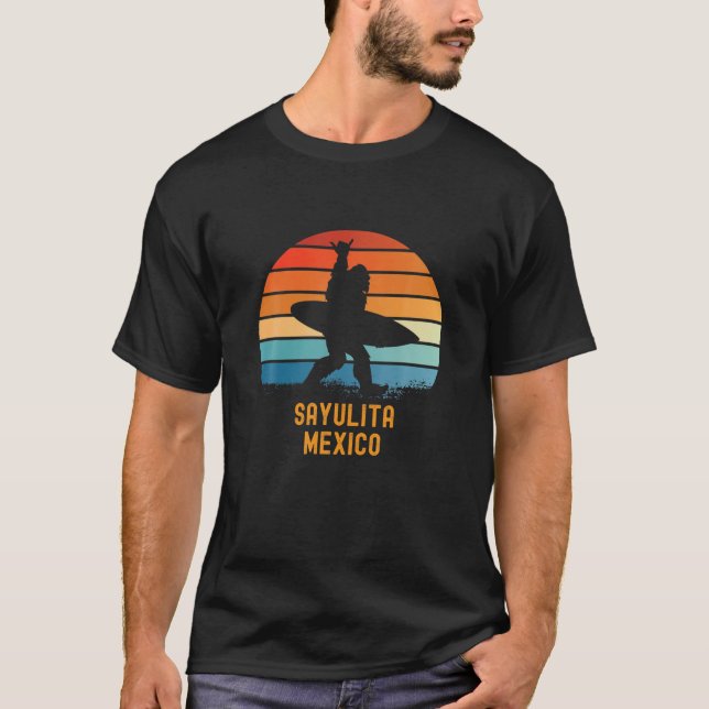 Sayulita - Mexico Sasquatch Souvenir T-Shirt (Front)