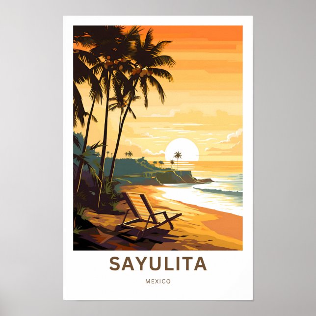 Sayulita Mexico Travel Print (Front)
