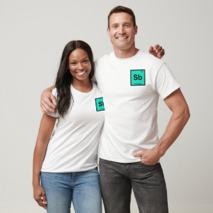 Sb - Antimony Chemistry Periodic Table Symbol T-Shirt