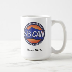 SB CAN Logo "We're HOT! 150z. Ceramic Mug