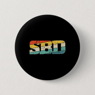 Sbd Squat Bench Deadlift Powerlifting 6 Cm Round Badge
