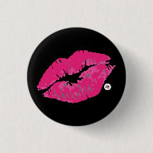 SBM Signature Kiss Mini Button Pin
